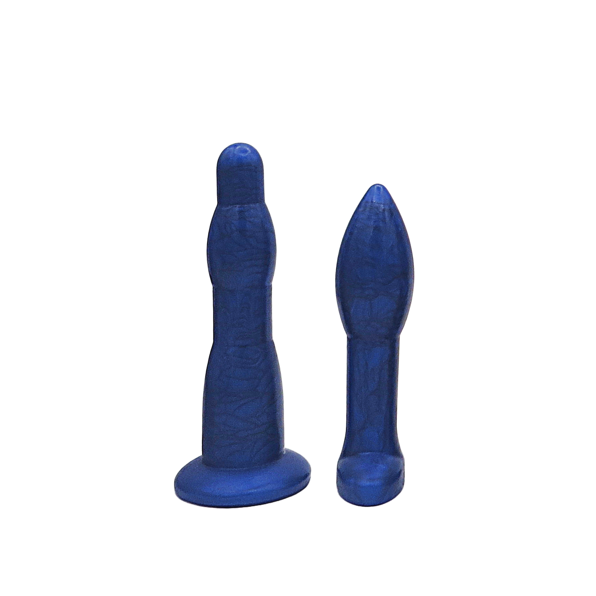 Image of size 1 blue anal dilation wand and butt plug