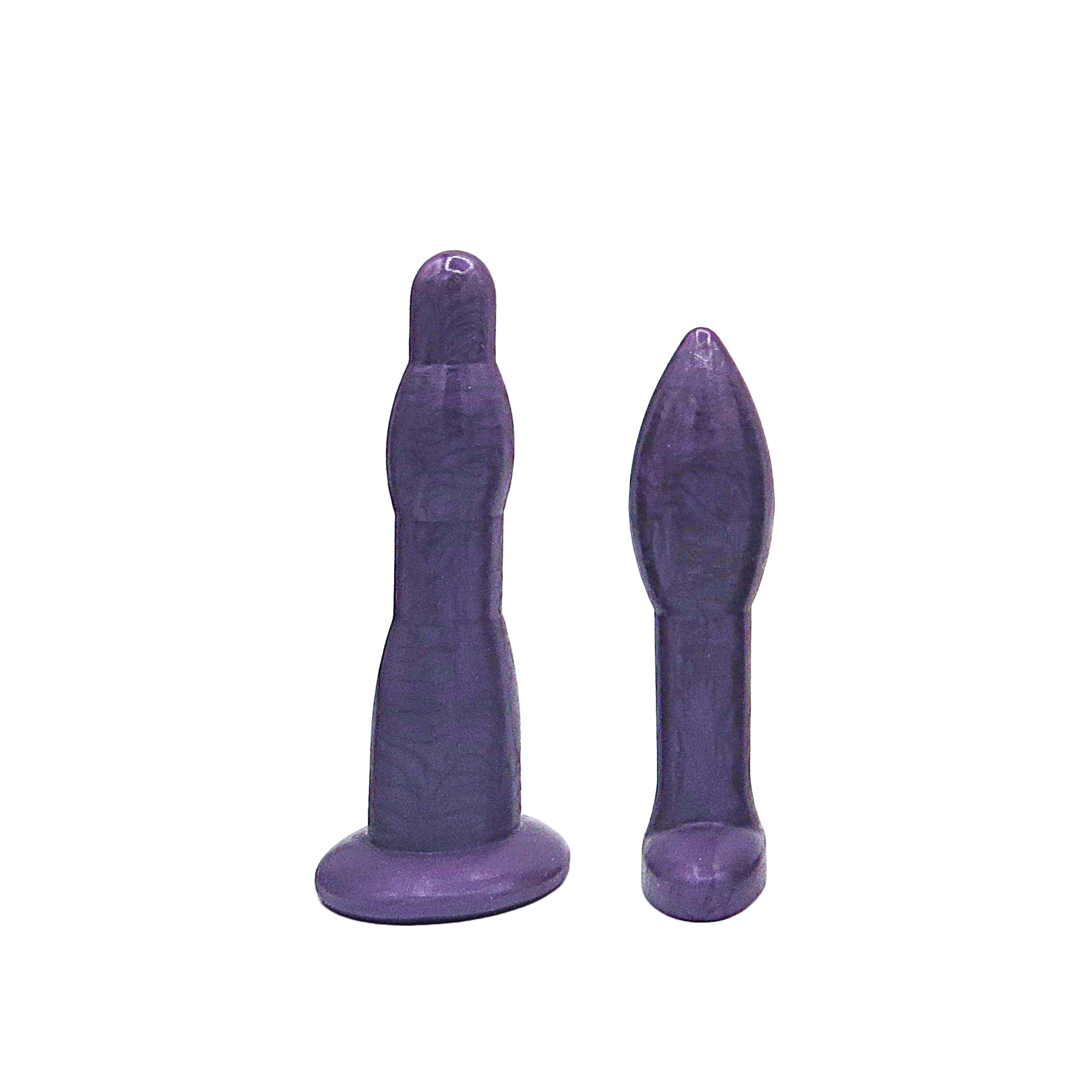 Image of size 1 purple anal dilation wand and butt plug