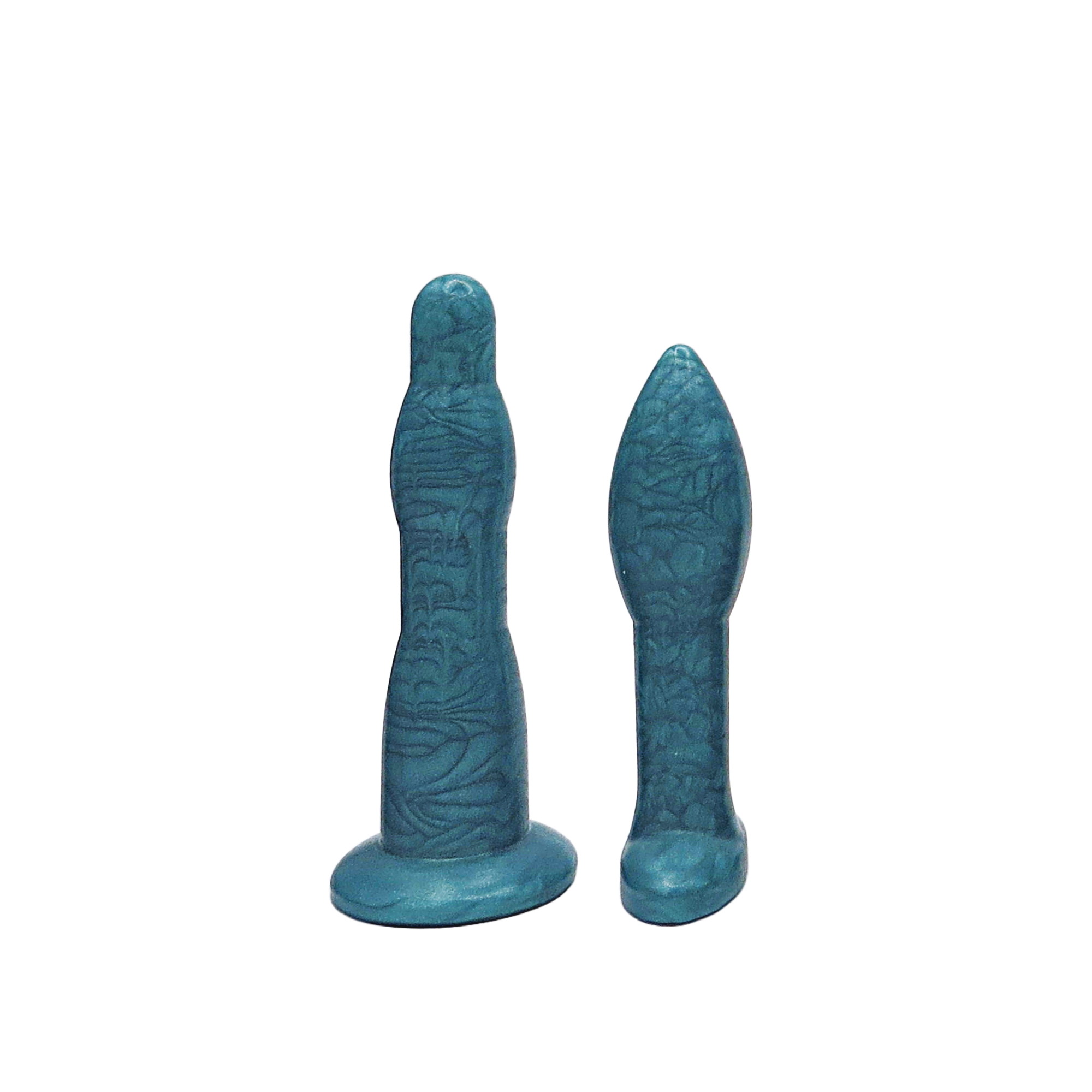 Image of size 1 aqua anal dilation wand and butt plug