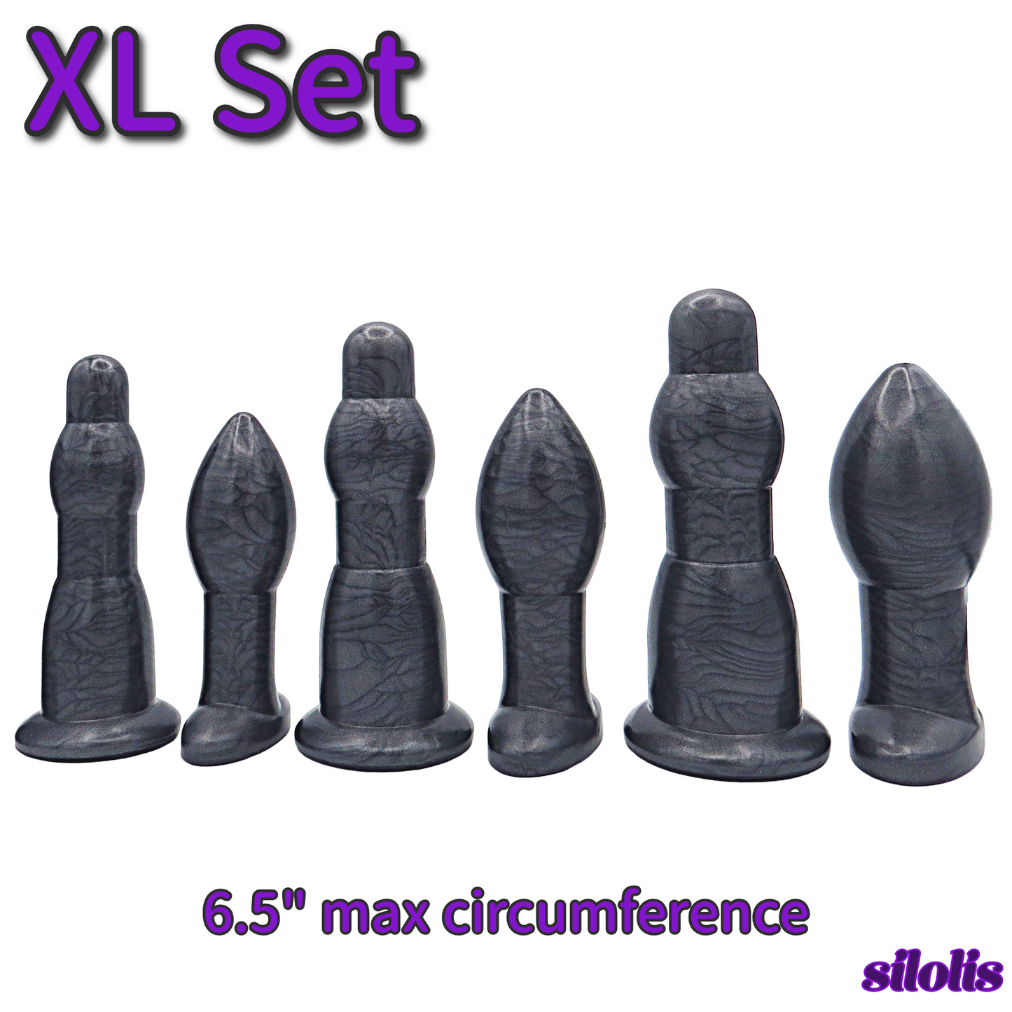Image of black extra large anal training set