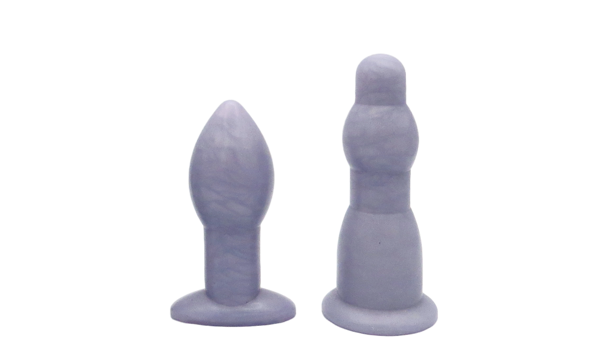 Extra Large Butt plug and anal dilation wand purple