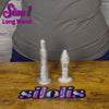 Video of size 1 long wand and butt plug being handled to show sizing